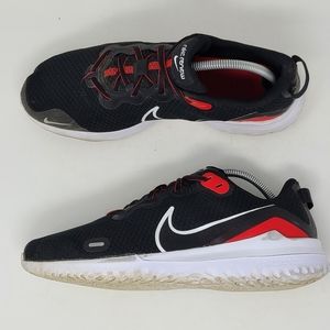Nike Renew Ride Running Shoes Black Red CD0311 004 Athletic size 10 Men EUC